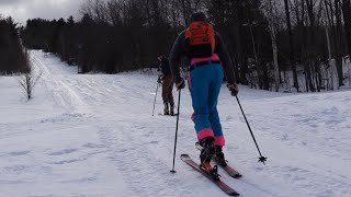 Testing the Daymaker Ski touring binding adapters [upl. by Alekehs]