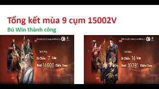 Tổng kết mùa 9 cụm Huynh Đệ 1500V2 bú bá nghiệp thành công hạng 97 [upl. by Lonni58]