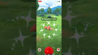 Catching a Shiny Clauncher pokemongo [upl. by Makell]