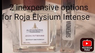 Alexandria fragrances Zion Intense vs Supernova Cologne Intense [upl. by Lorrimer]