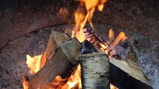 How to start a campfire in camping  Sepaq [upl. by Rebekkah]