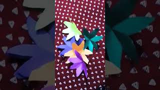 Easy garland making using paper papercraft trending [upl. by Myrvyn]