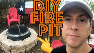 DIY fire pit out of a dryer drum for cheap [upl. by Balch]