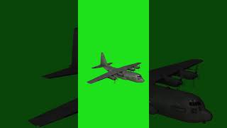 Military propeller aircraft  Airplane  Free Green Screen element  No copyright [upl. by Ob]