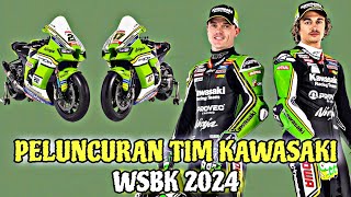 PELUNCURAN LIVERY TIM KAWASAKI WSBK 2024 [upl. by Kaiulani]