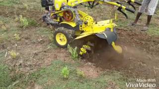 KK SRT 910Dmini power tillerkisankraft power weeder [upl. by Salvidor]