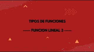 18 FUNCION LINEAL 3 BEQUERMANIA [upl. by Scornik175]