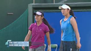 大阪市長杯世界スーパージュニア2018 女子ダブルス決勝 [upl. by Edrahs724]