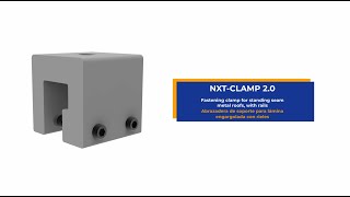 NXT CLAMP 20 Aluminext Solar Racking [upl. by Swanhildas]