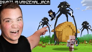 Prezivljavamo INVAZIJU VANZEMALJACA u Minecraftu [upl. by Nahsar281]