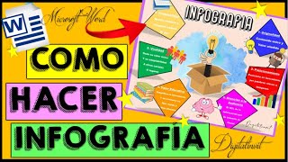 CÓMO HACER UNA INFOGRAFÍA EN WORD ✅ EN 5 MINUTOS✨ [upl. by Ludba983]