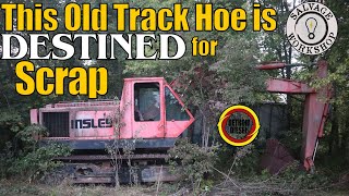 Will the OLD Excavator START amp is it WORTH Rescuing  1970s TrackHoe Sat for over 25 years [upl. by Notle]