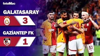 Galatasaray 31 Gaziantep FK I Maç Özeti I Trendyol Süper Ligin 3 Hafta Erteleme Maçı galatasaray [upl. by Ynohtnaleahcim122]