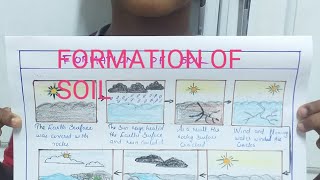 FORMATION OF SOIL ACTIVITY 💦💭💦RISH [upl. by Lonier]