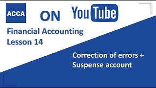 Correction of errors  Suspense account dərs prosesində izahı [upl. by Rickart187]