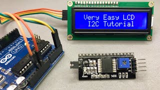 How to Use I2C LCD with Arduino  Very Easy Arduino LCD I2C Tutorial  Arduino 16x2 LCD I2C Tutorial [upl. by Ahs]