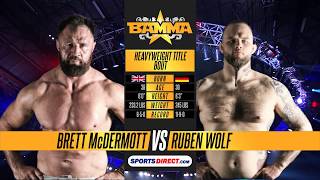 BAMMA 29 Brett McDermott vs Ruben Wolf [upl. by Lorine570]