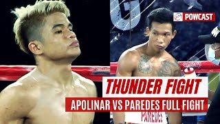 Thunder Fight  Pete Apolinar vs Juanito Paredes Full Boxing Fight in HD  Omega Sports Promotions [upl. by Airamalegna]