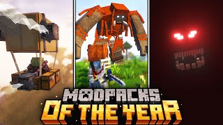 TOP 10 Minecraft ModPacks OF THE YEAR 2023 🎉  Forge amp Fabric [upl. by Alomeda]