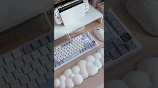 Got desk mat and cloud wrist rest temu wristrest deskmat mousepad desksetup shorts [upl. by Aivuy]