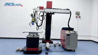 QCW 300W High Quality Fiber Laser Welding Machine with Big Crane for mold repairing welding [upl. by Adnohser766]