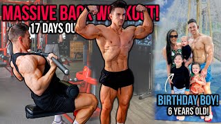 Living The Best Life On Prep  Huge Back Workout  Bradys 6th Birthday Prep Ep 10 [upl. by Rosabel]