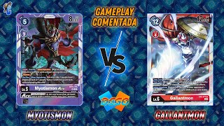 MYOTISMON VS GALLANTMON  DCGO Gameplay [upl. by Donnamarie]