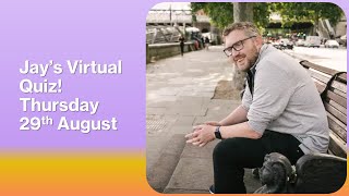 Virtual Pub Quiz Live Thursday 29th August [upl. by Eetsud]