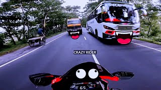 CrazyRiderbd ❤️ Crazy rider full video 😅😂 crazyrider [upl. by Eldreeda150]