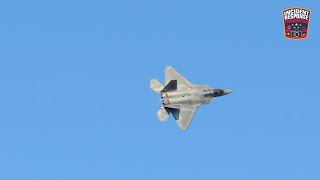 US Air Force F22 Raptor at 2024 EAA AirVenture Oshkosh [upl. by Ahtaga]