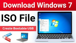 How to Download Windows 7 ISO File  Windows 7 ISO Disk Image all Edition ⚡Create Win 7 Bootable USB [upl. by Nosduh]