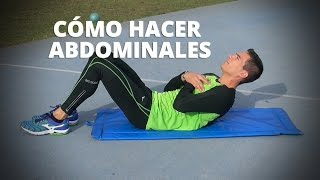 Cómo hacer abdominales de la manera correcta [upl. by Eillom192]