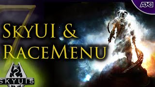 SkyUI amp RaceMenu  How To Mod Skyrim Guide 2022 [upl. by Martainn]