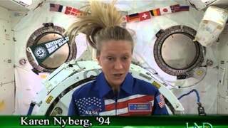 Karen Nyberg UND Commencement Speech from space [upl. by Lambart968]