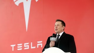 Tesla and Elon Musk break ground on new China factory [upl. by Starr]