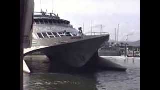 Quicksilver high speed wave piercing catamaran wpc 1990 [upl. by Sayer]