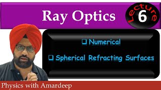 Ray Optics 6  Live  Numerical  Spherical Refracting Surfaces [upl. by Emarie162]