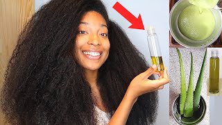 How To Properly Make Aloe vera Oil For Extreme Hair Growth [upl. by Twum]