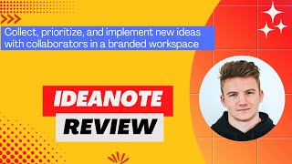 Ideanote Review Demo  Tutorial I Launch idea collections and collaborate with your team [upl. by Ojeillib]