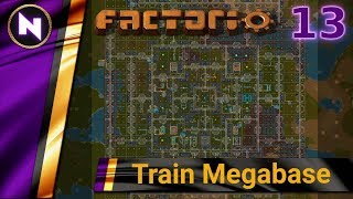 Factorio 018 Train Megabase 13 TRAIN AVAILABILITY [upl. by Nai]