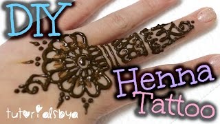 DIY Henna Tattoo Tutorial  Tips amp Tricks  TutorialsByA [upl. by Chrissy681]