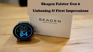 Skagen Falster Gen 6 Unboxing and First Impressions [upl. by Hong]