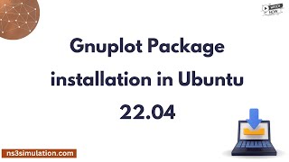 Gnuplot Package installation in Ubuntu 22 04 [upl. by Ambrosine]