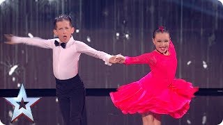 Dinky dancing duo Lexie and Christopher DAZZLE in the SemiFinals  SemiFinals  BGT 2018 [upl. by Nnaeitak]