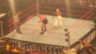 WWE Hell In A Cell 2009 LIVE JeriShow vs BatistaRey Mysterio [upl. by Laup]