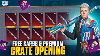 😱FREE GUARANTEED UPGRADABLE KAR98  PREMIUM CRATE OPENING [upl. by Pierre]