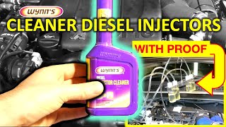 Wynns diesel injector cleaner TESTPROOF beforeafter fuel treatment and it works [upl. by Garibull]