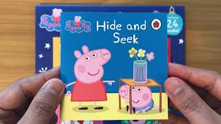 01 Hide and Seek Peppa Pig Christmas Advent Calendar 24 Books Read Aloud Book for Children [upl. by Sarilda]