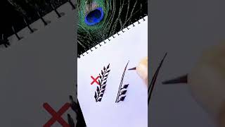 Easy trick to draw leaves vine 🌿 leavemehndi mehndi youtubeshorts [upl. by Adena855]