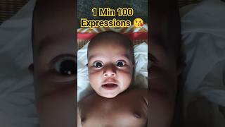 Give me 1 Min i will give You 100 Expressions my little charm baby cutebaby love [upl. by Akamaozu]